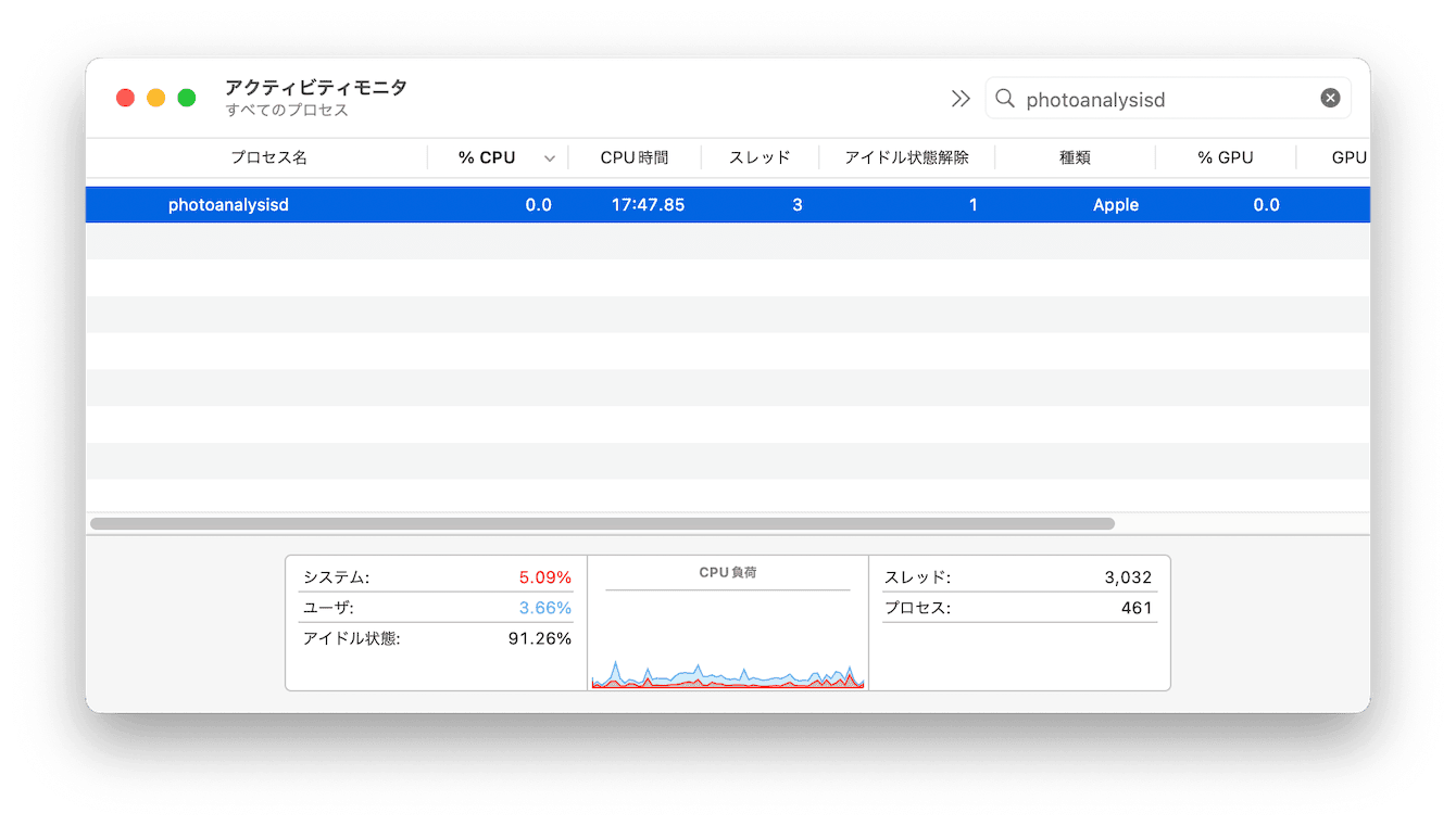 photoanalysisdプロセスの再起動